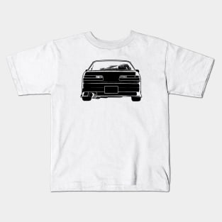 Nissan Silvia S13 Back View Sketch Art Kids T-Shirt